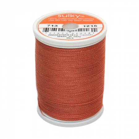 Sulky Cotton 12wt Thread 1216 Medium Maple  330yd Spool