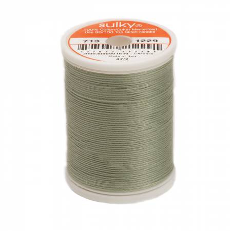 Sulky Cotton 12wt Thread 1229 Light Putty  330yd Spool