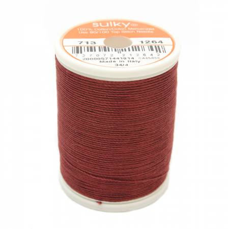 Sulky Cotton 12wt Thread 1264 Cognac  330yd Spool