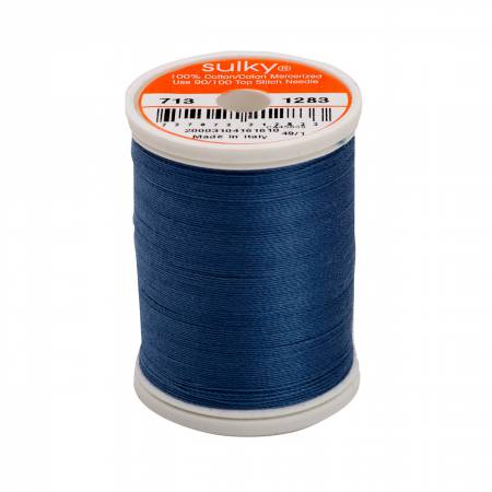 Sulky Cotton 12wt Thread 1283 Slate Gray  330yd Spool