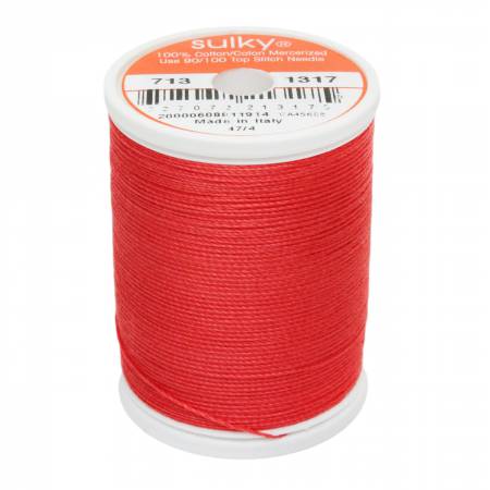 Sulky Cotton 12wt Thread 1317 Poppy  330yd Spool