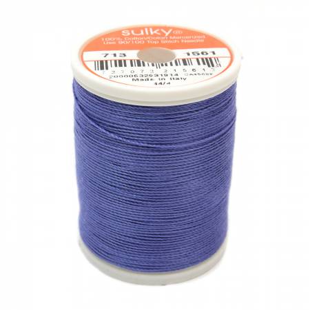 Sulky Cotton 12wt Thread 1561 Deep Hyacinth  330yd Spool