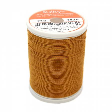 Sulky Cotton 12wt Thread 1826 Galley Gold  330yd Spool
