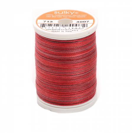 Sulky Blendables 12wt 4007 Red Brick  330yd Spool