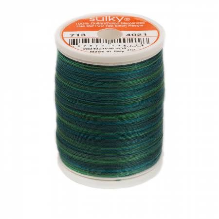 Sulky Blendables 12wt 4021 Truly Teal  330yd Spool