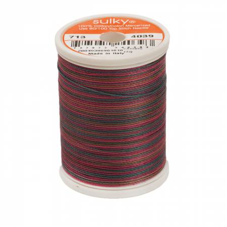 Sulky Blendables 12wt 4039 Winter Holidays  330yd Spool