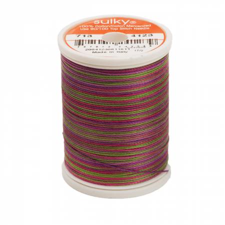 Sulky Blendables 12wt 4123 Hot Batik  330yd Spool