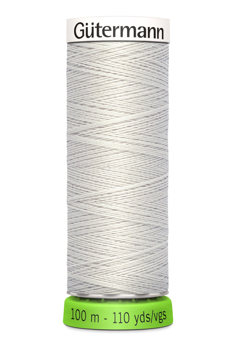 Gutermann rPet Recycled Polyester Thread 008 Silver 110yd/100m
