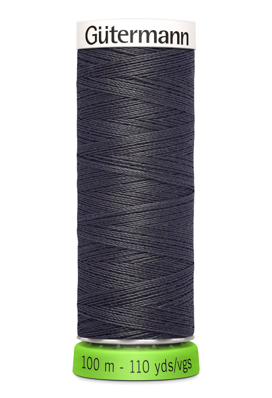 Gutermann rPet Recycled Polyester Thread 036 Charcoal 110yd/100m