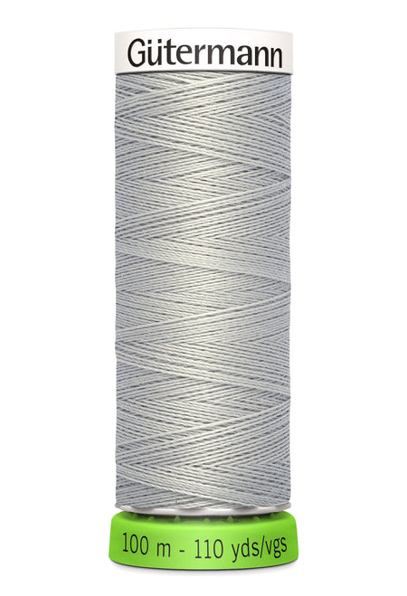 Gutermann rPet Recycled Polyester Thread 038 Misty Grey 110yd/100m