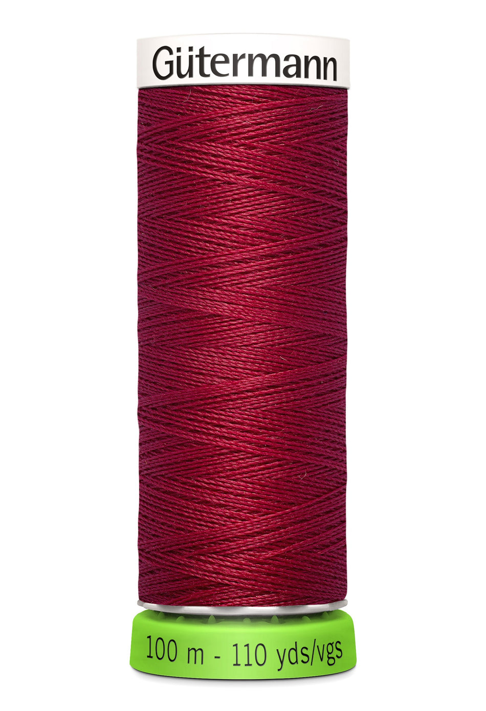 Gutermann rPet Recycled Polyester Thread 384 Ruby Red 110yd/100m