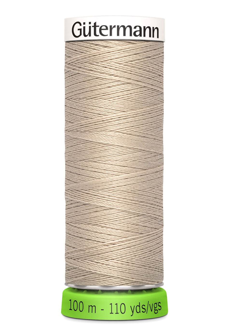 Gutermann rPet Recycled Polyester Thread 722 Sand 110yd/100m