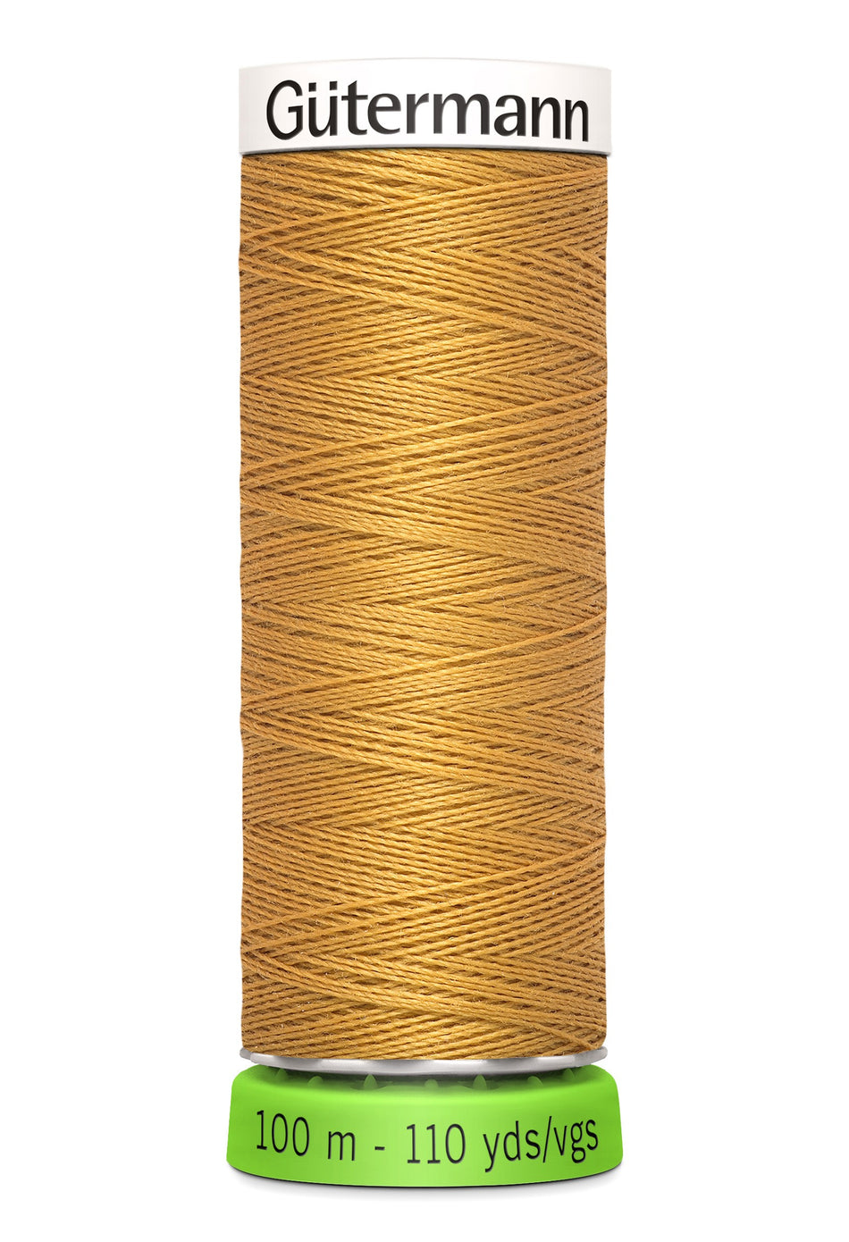 Gutermann rPet Recycled Polyester Thread 968 Gold 110yd/100m