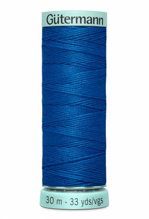 Gutermann 15wt Top Stitch Silk Thread 0322 Brilliant Blue 30m/33yd