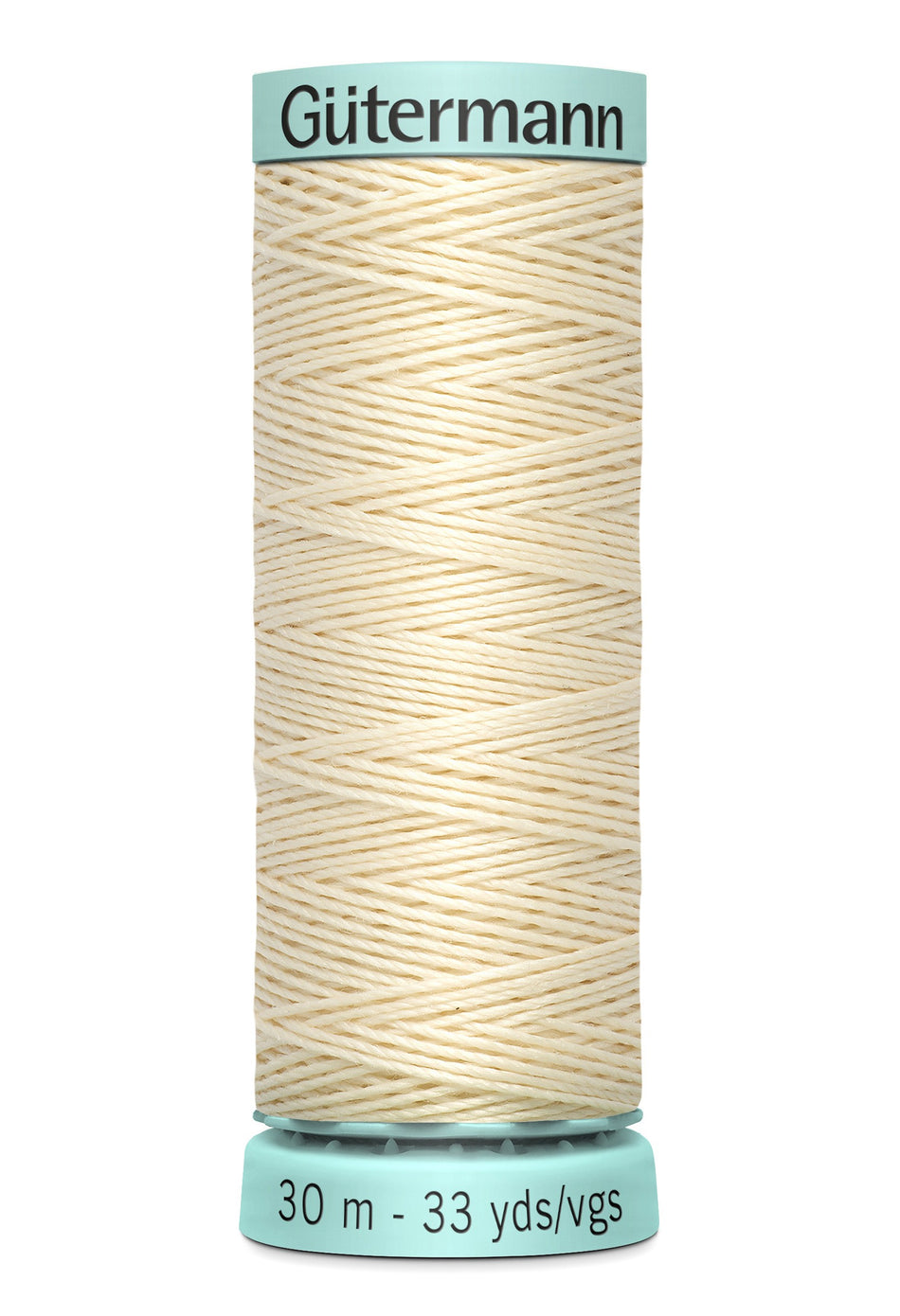 Gutermann 15wt Top Stitch Silk Thread 0414 Cream 30m/33yd