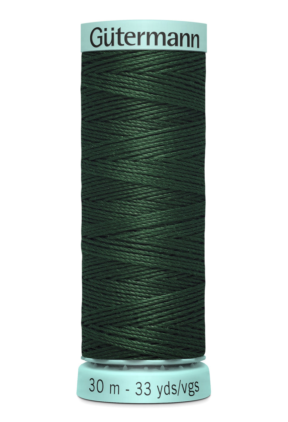 Gutermann 15wt Top Stitch Silk Thread 0472 Dark Green 30m/33yd