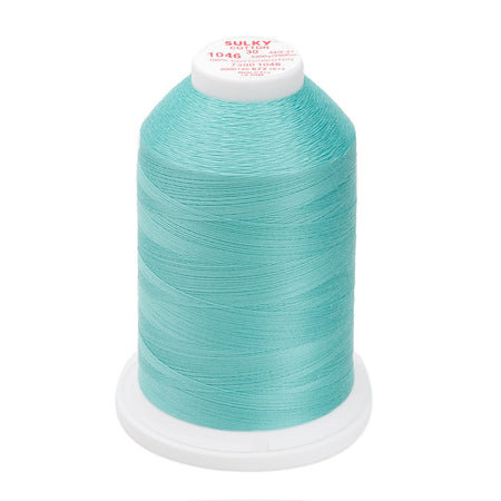 Sulky Cotton 30wt Thread 1046 Teal  3200yd Cone