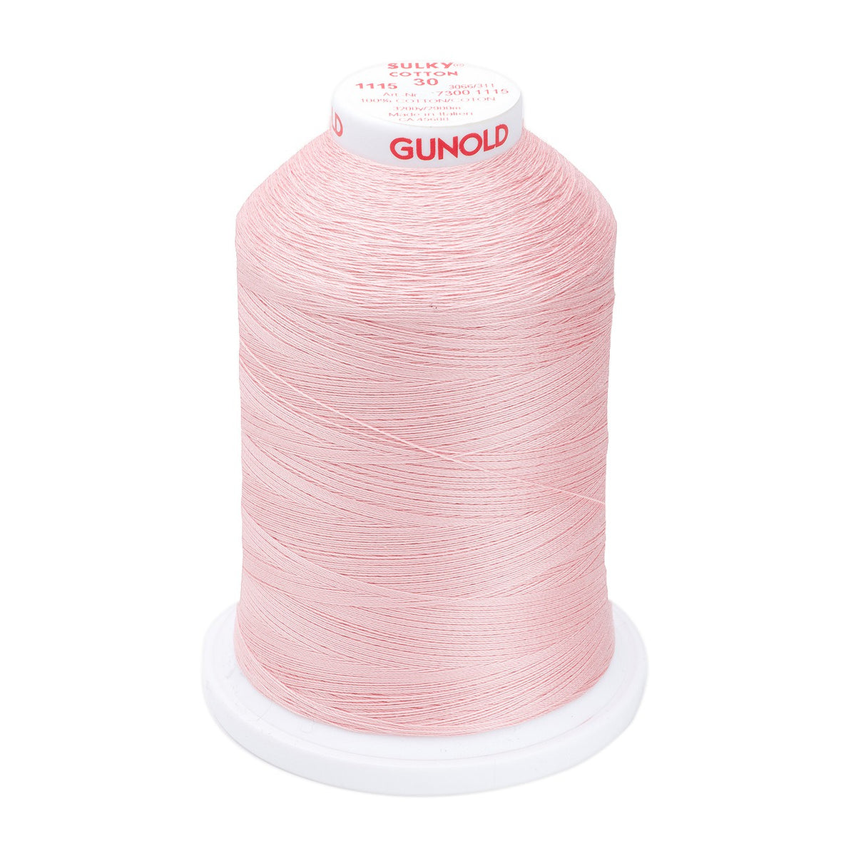 Sulky Cotton 30wt Thread 1115 Light Pink  3200yd Cone
