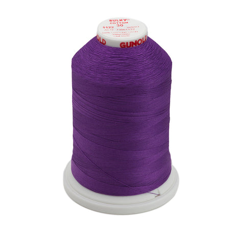 Sulky Cotton 30wt Thread 1122 Purple  3200yd Cone