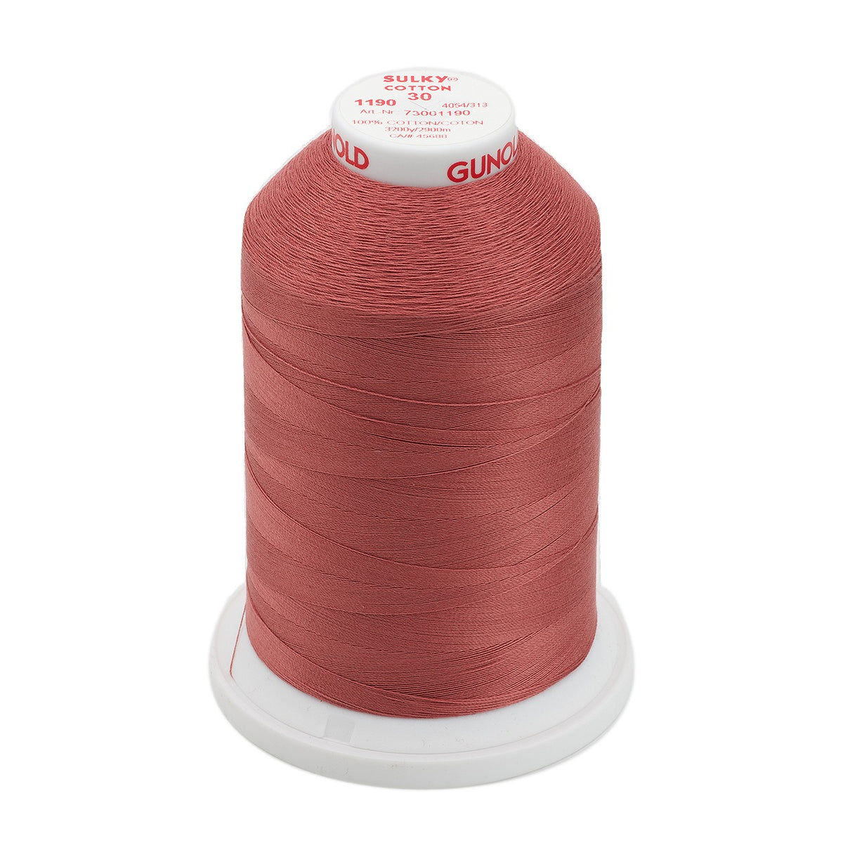 Sulky Cotton 30wt Thread 1190 Medium Burgundy  3200yd Cone