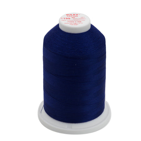 Sulky Cotton 30wt Thread 1199 ADM Navy Blue  3200yd Cone