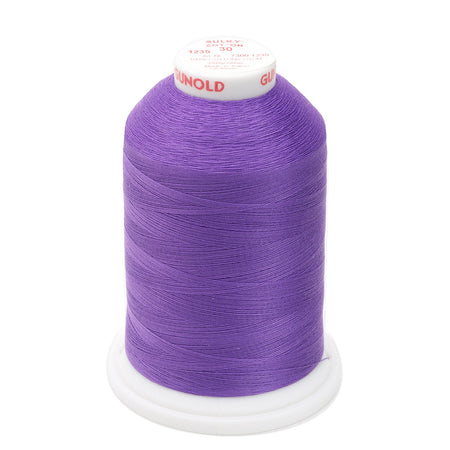 Sulky Cotton 30wt Thread 1235 Deep Purple  3200yd Cone