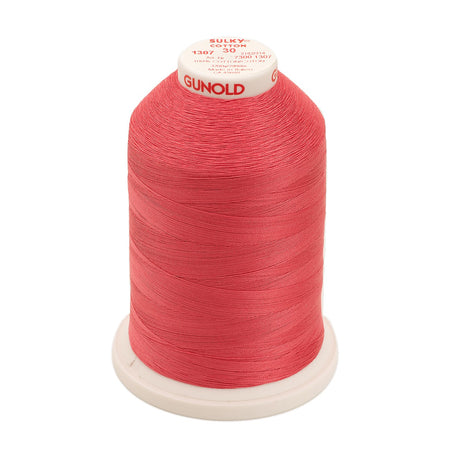 Sulky Cotton 30wt Thread 1307 Petal Pink  3200yd Cone