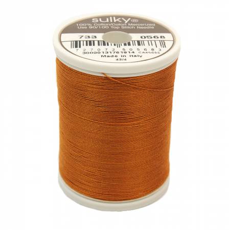 Sulky Cotton 30wt Thread 0568 Cinnamon  500yd Spool