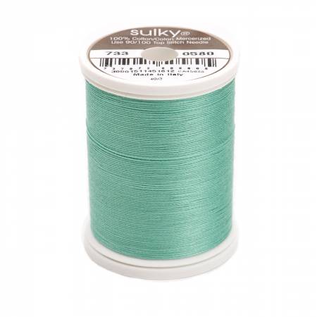 Sulky Cotton 30wt Thread 0580 Mint Julep  500yd Spool