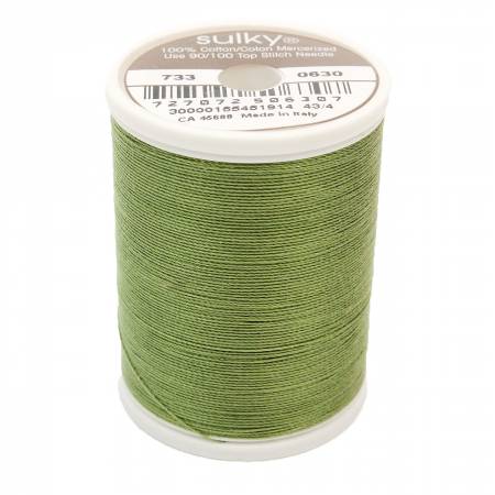 Sulky Cotton 30wt Thread 0630 Moss Green  500yd Spool
