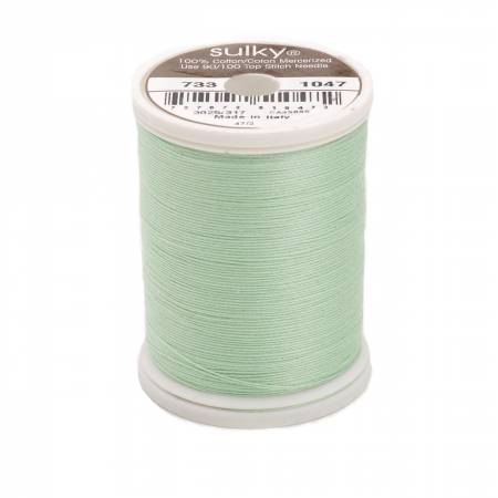 Sulky Cotton 30wt Thread 1047 Mint Green  500yd Spool