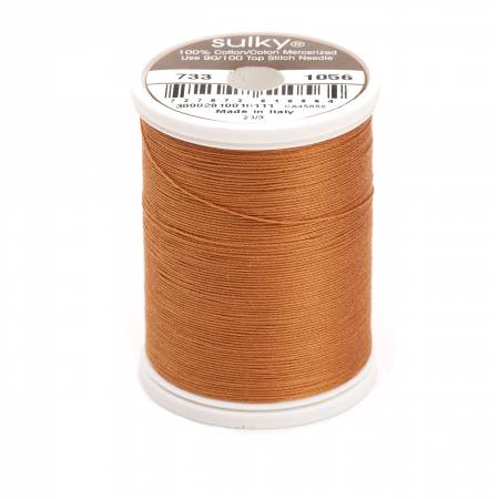 Sulky Cotton 30wt Thread 1056 Medium Tawny Tan  500yd Spool