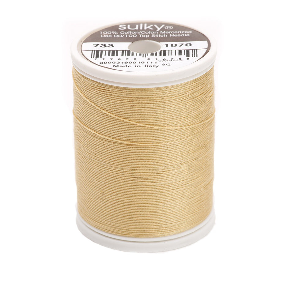 Sulky Cotton 30wt Thread 1070 Gold  500yd Spool
