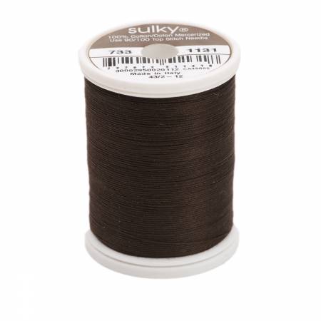Sulky Cotton 30wt Thread 1131 Cloister Brown  500yd Spool