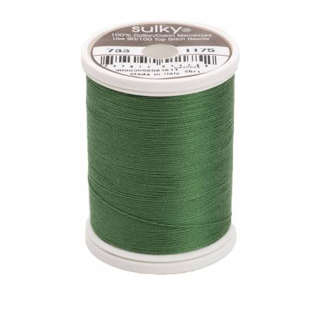 Sulky Cotton 30wt Thread 1175 Dark Avocado  500yd Spool