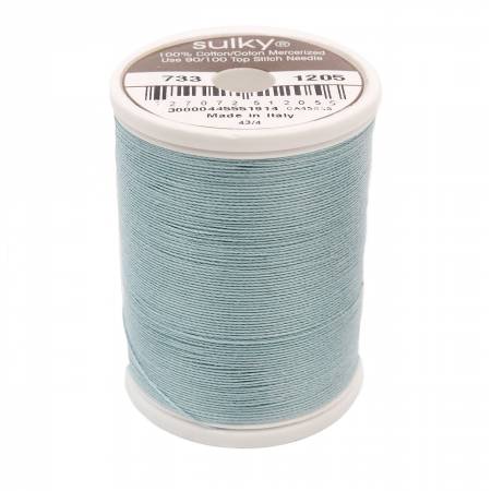 Sulky Cotton 30wt Thread 1205 Medium Jade  500yd Spool