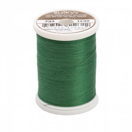 Sulky Cotton 30wt Thread 1232 Classic Green  500yd Spool