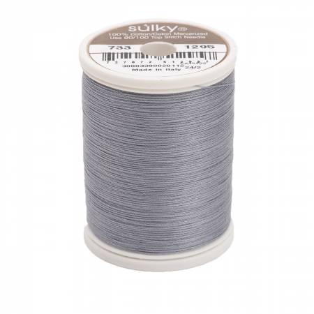 Sulky Cotton 30wt Thread 1295 Sterling  500yd Spool