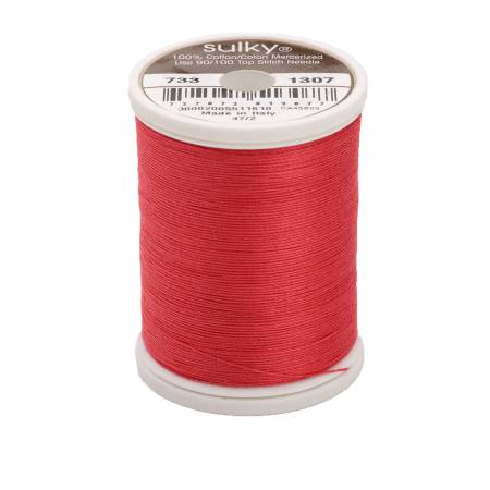 Sulky Cotton 30wt Thread 1307 Petal Pink  500yd Spool