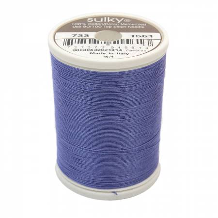 Sulky Cotton 30wt Thread 1561 Deep Hyacinth  500yd Spool