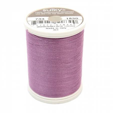 Sulky Cotton 30wt Thread 1830 Lilac  500yd Spool