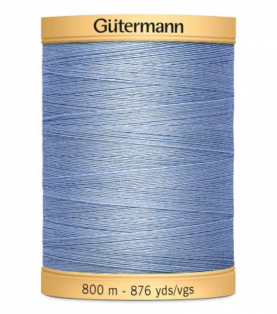Gutermann Machine Quilting Thread 5826 Carolina Blue 800m Spool