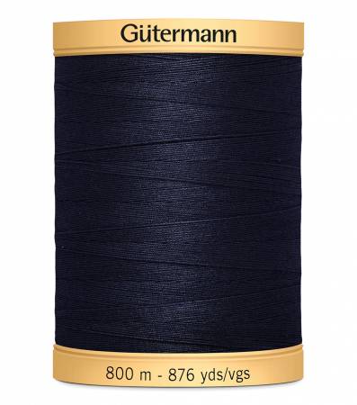 Gutermann Machine Quilting Thread 6210 Midnight Blue 800m Spool
