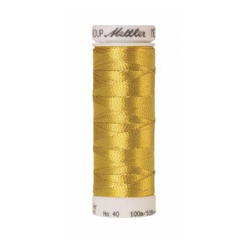 Mettler Metallic Embroidery Thread 0490 Brass  109yd