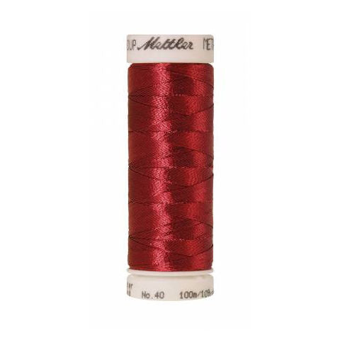 Mettler Metallic Embroidery Thread 1723 Ruby  109yd