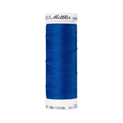 Mettler Seraflex Elastic Sewing Thread 0024 Colonial Blue  130m/142yd
