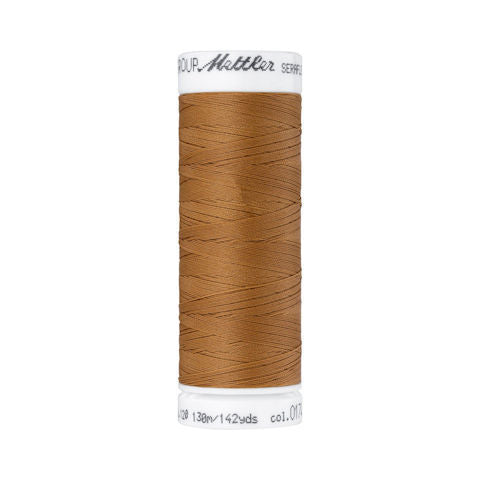 Mettler Seraflex Elastic Sewing Thread 0174 Ashley Gold  130m/142yd