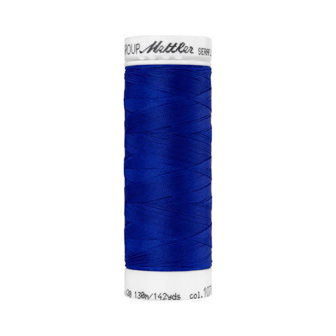Mettler Seraflex Elastic Sewing Thread 1078 Fire Blue  130m/142yd