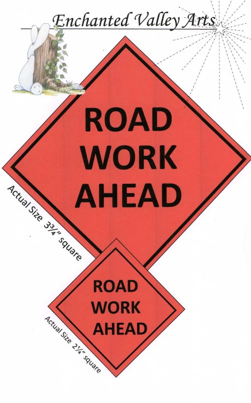 Road Work Ahead Designs