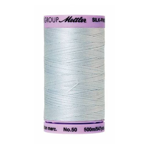 Mettler 50wt Silk Finish Thread 0039 Starlight Blue  547yd/500m